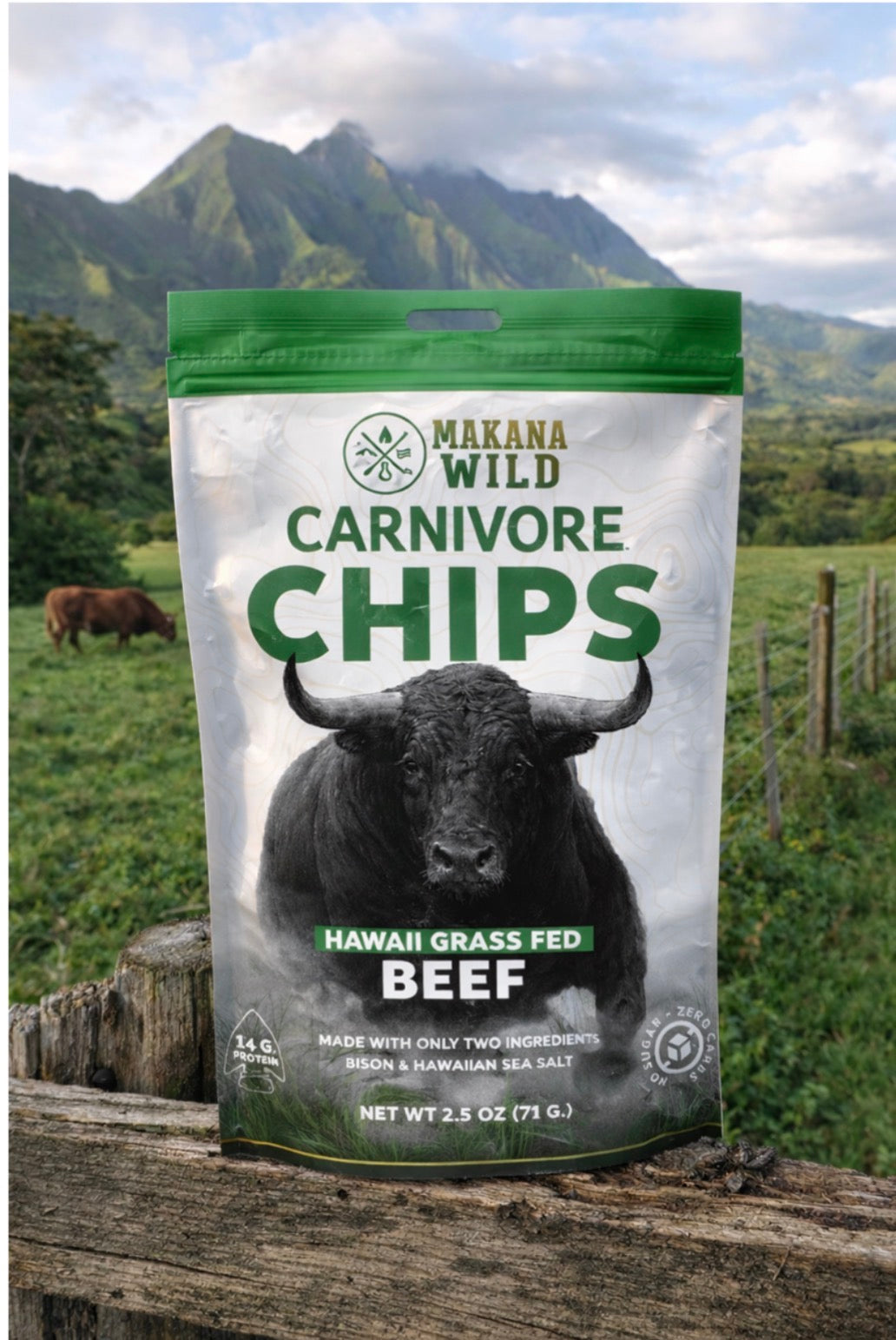 Grass-Fed Hawaii Beef Carnivore Chips