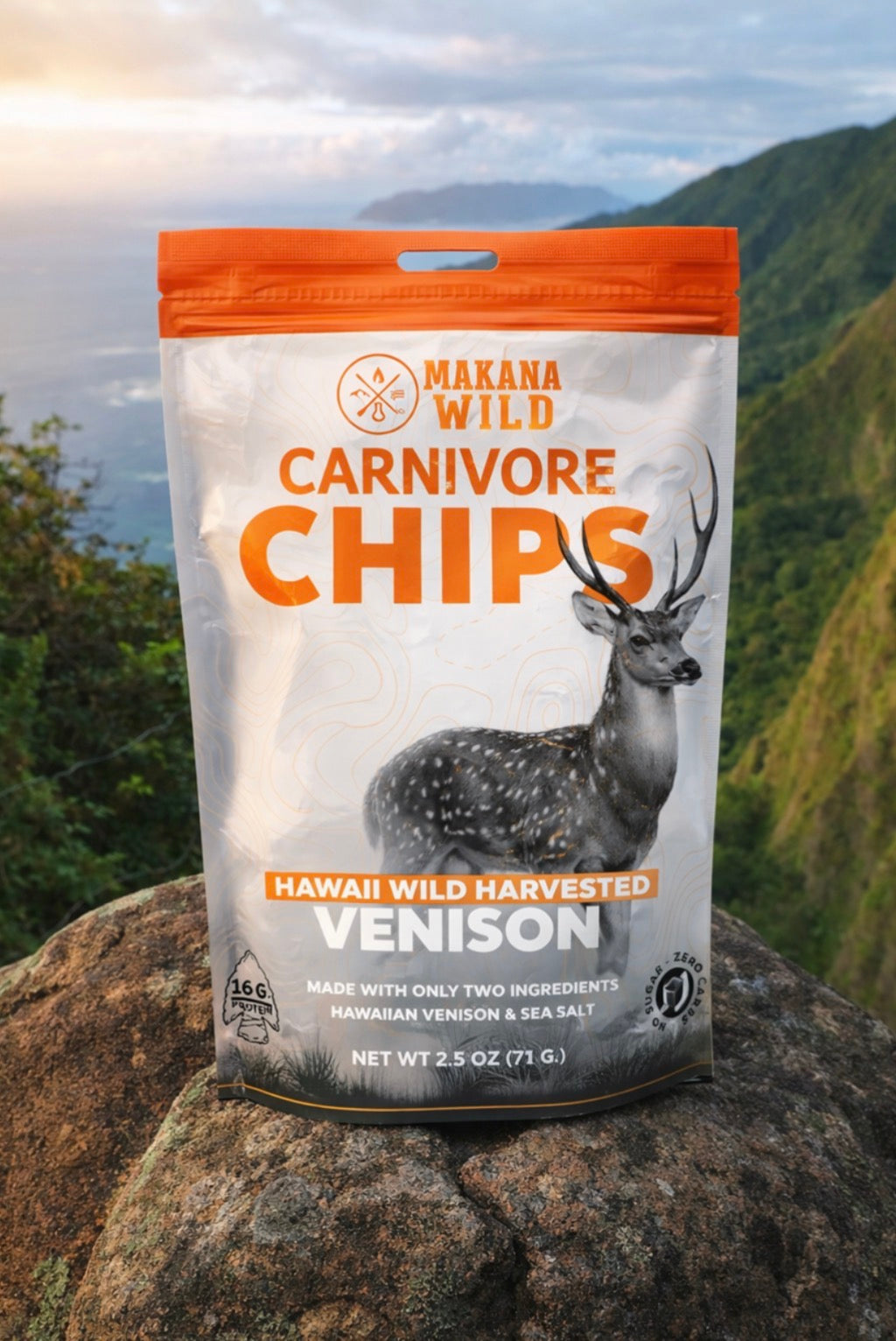 Wild-Harvested Venison Carnivore Chips: A Savory Snack for Meat Lovers