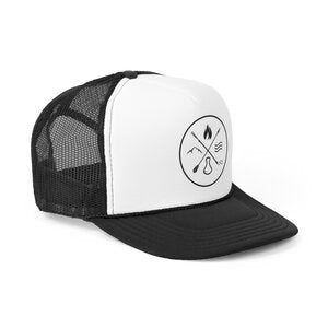 makana wild logo trucker hat black side 