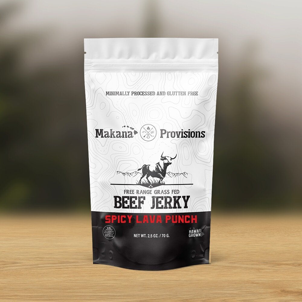 beef jerky spicy lava punch makana provisions 