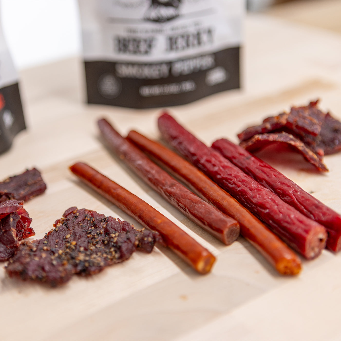 jerky and meat sticks 